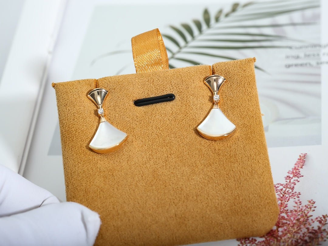 [Violet JW]DREAM MOP PINK GOLD EARRINGS