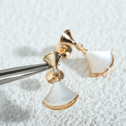 [Violet JW]DREAM MOP PINK GOLD EARRINGS