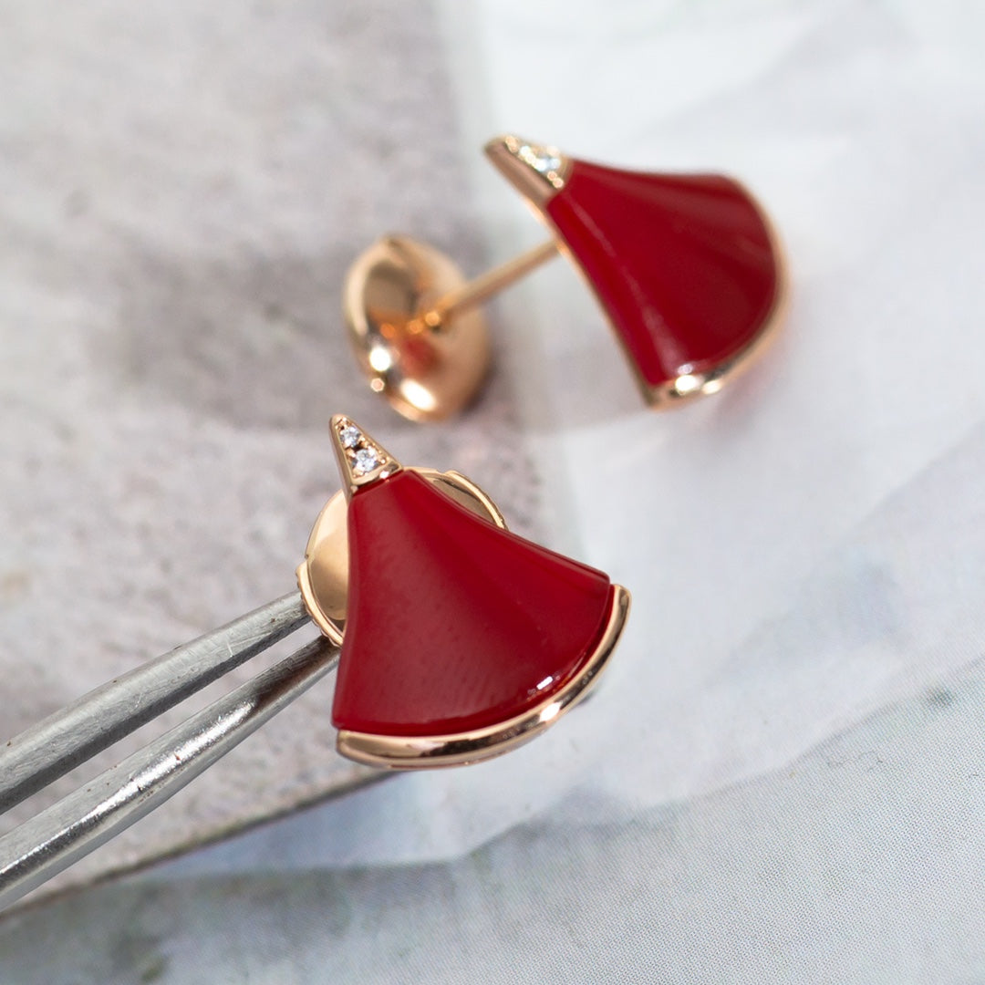 [Violet JW]DIVAS DREAM EARRINGS PINK GOLD