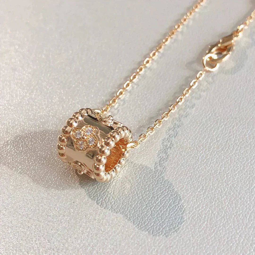 [Violet JW]PERLEE PEDANT NECKLACE GOLD / ROSE GOLD
