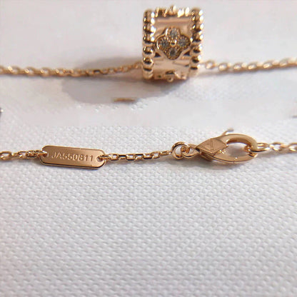 [Violet JW]PERLEE PEDANT NECKLACE GOLD / ROSE GOLD