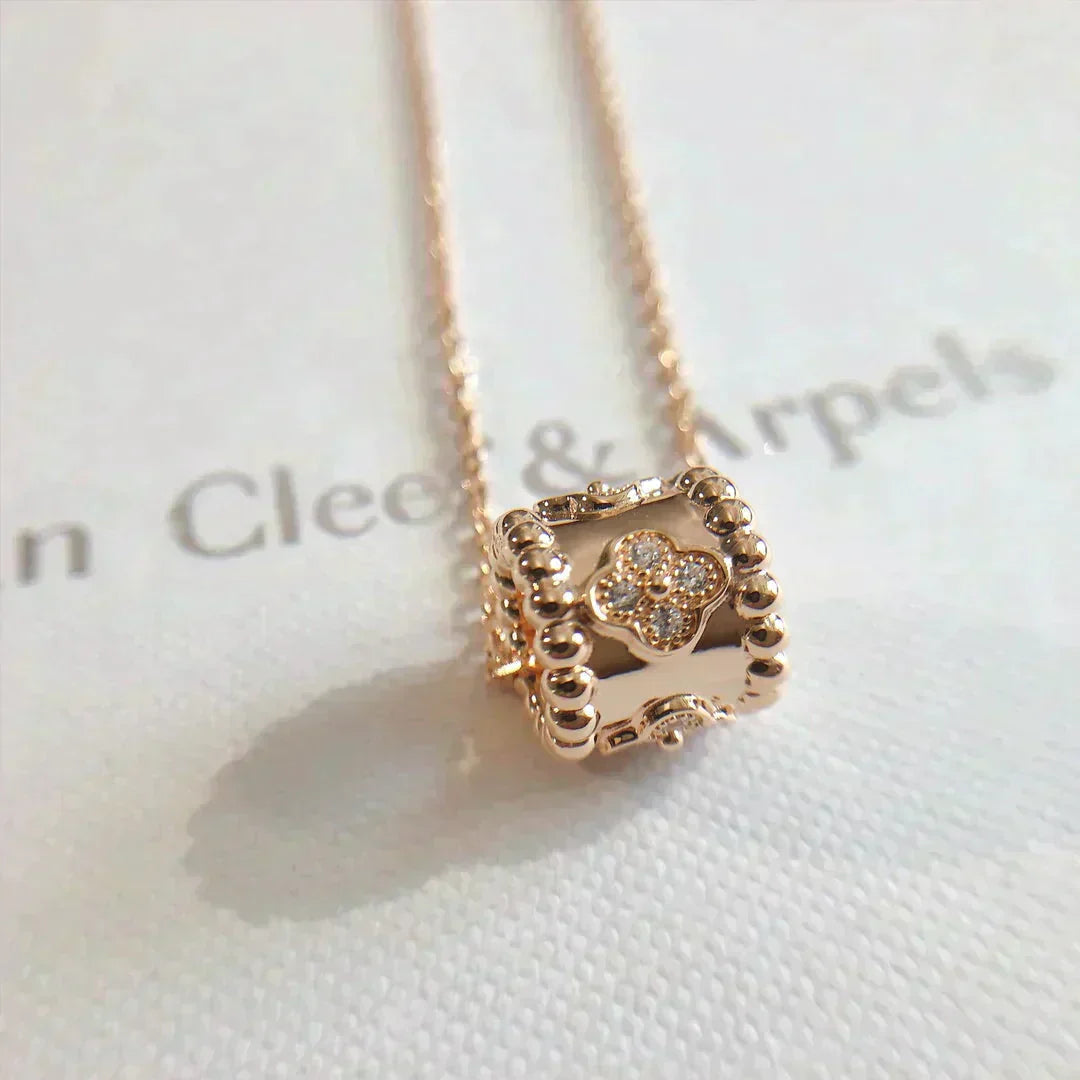 [Violet JW]PERLEE PEDANT NECKLACE GOLD / ROSE GOLD