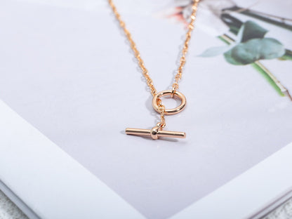 [Violet JW]ECHAPPEE NECKLACE PINK GOLD