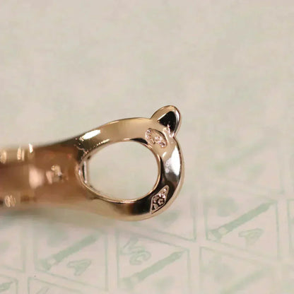 [Violet JW]CLOVER MEDIUM 1 MOTIFS FUll DIAMOND EARRINGS
