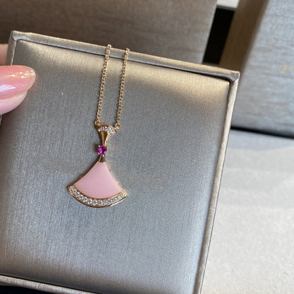 [Violet JW]DREAM NECKLACE PINK OPAL