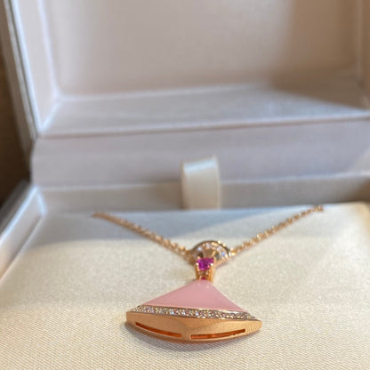 [Violet JW]DREAM NECKLACE PINK OPAL