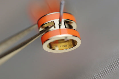 [Violet JW]MINI POP H EARRINGS ORANGE