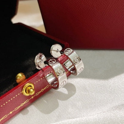 [Violet JW]LOVE EARRINGS 5.7MM 2 DIAMONDS