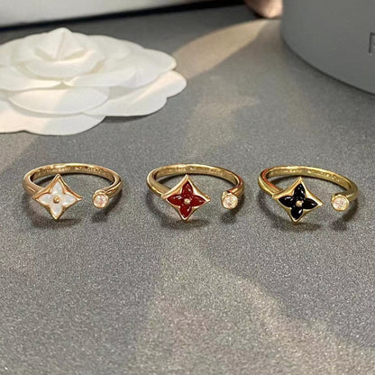 [Violet JW]STAR 1 DIAMOND OPEN RING