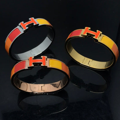 [Violet JW]H BRACELET ORANGE RAINBOW CERAMIC
