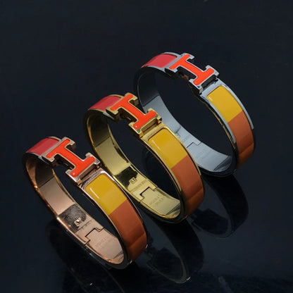 [Violet JW]H BRACELET ORANGE RAINBOW CERAMIC