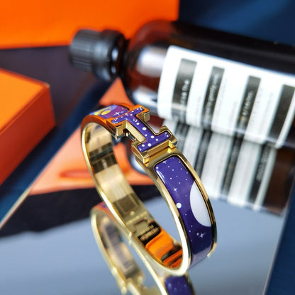 [Violet JW]H STAR AND MOON BRACELET 12MM