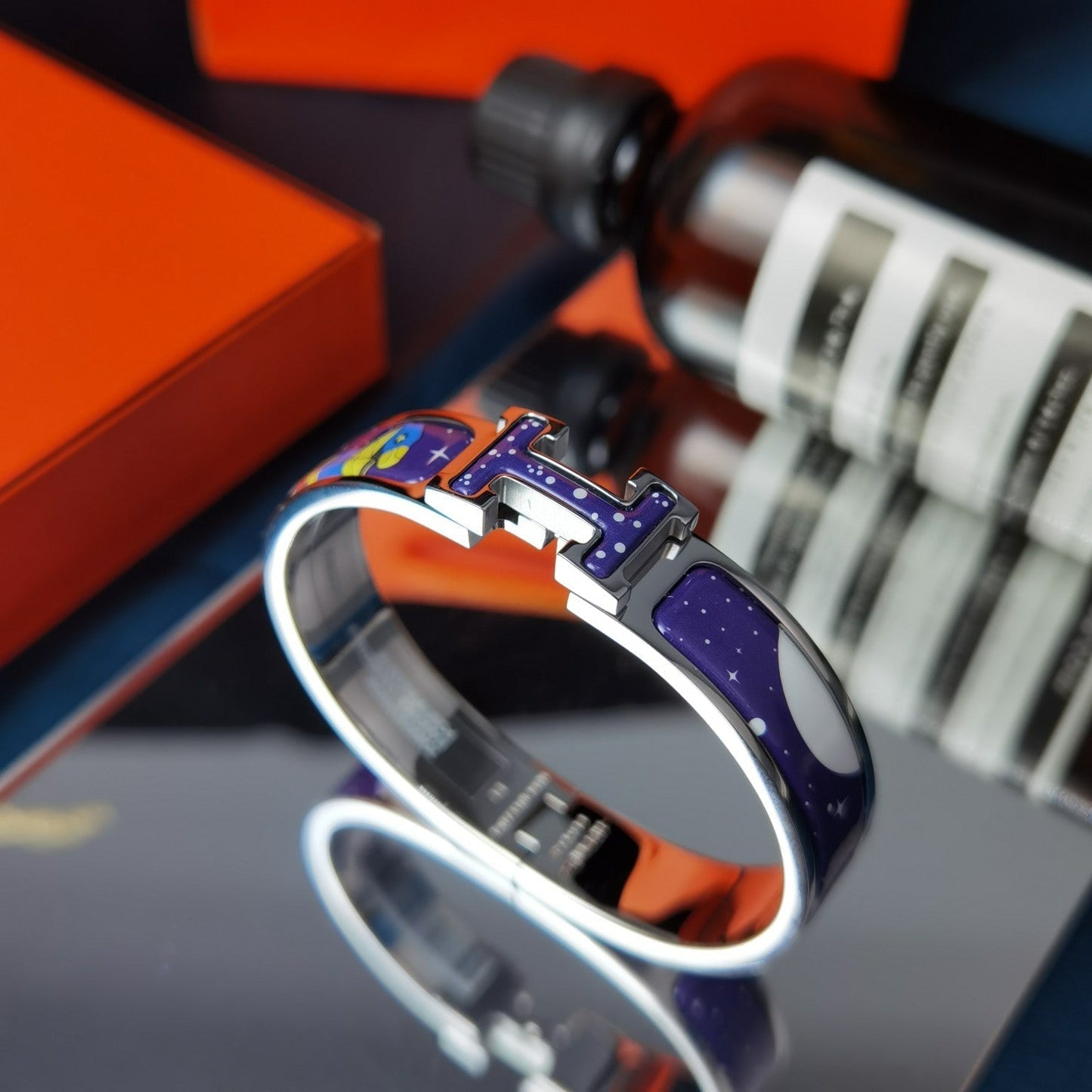 [Violet JW]H STAR AND MOON BRACELET 12MM