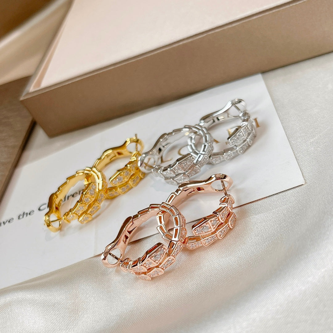 [Violet JW]SERPENTI EARRINGS DIAMOND