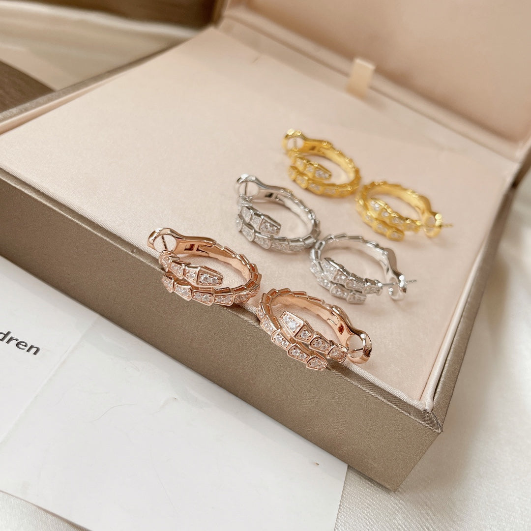 [Violet JW]SERPENTI EARRINGS DIAMOND
