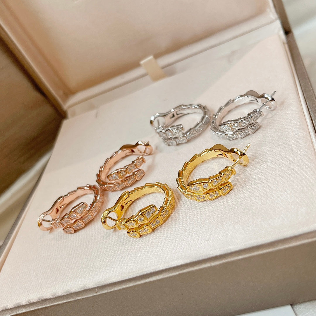 [Violet JW]SERPENTI EARRINGS DIAMOND