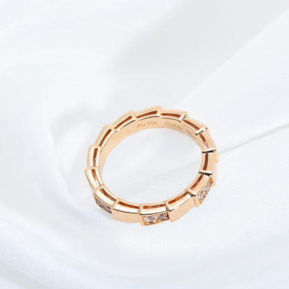 [Violet JW]SERPENTI RING PINK GOLD  3MM