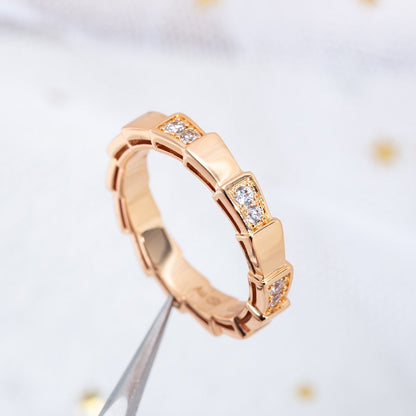 [Violet JW]SERPENTI RING PINK GOLD  3MM