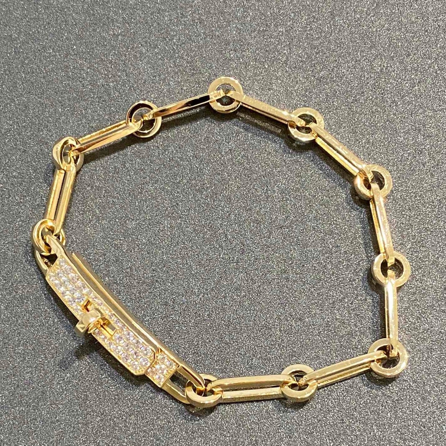 [Violet JW]CHAINE BRACELET SMALL MODEL DIAMOND