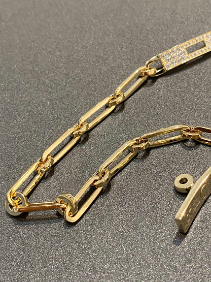 [Violet JW]CHAINE BRACELET SMALL MODEL DIAMOND