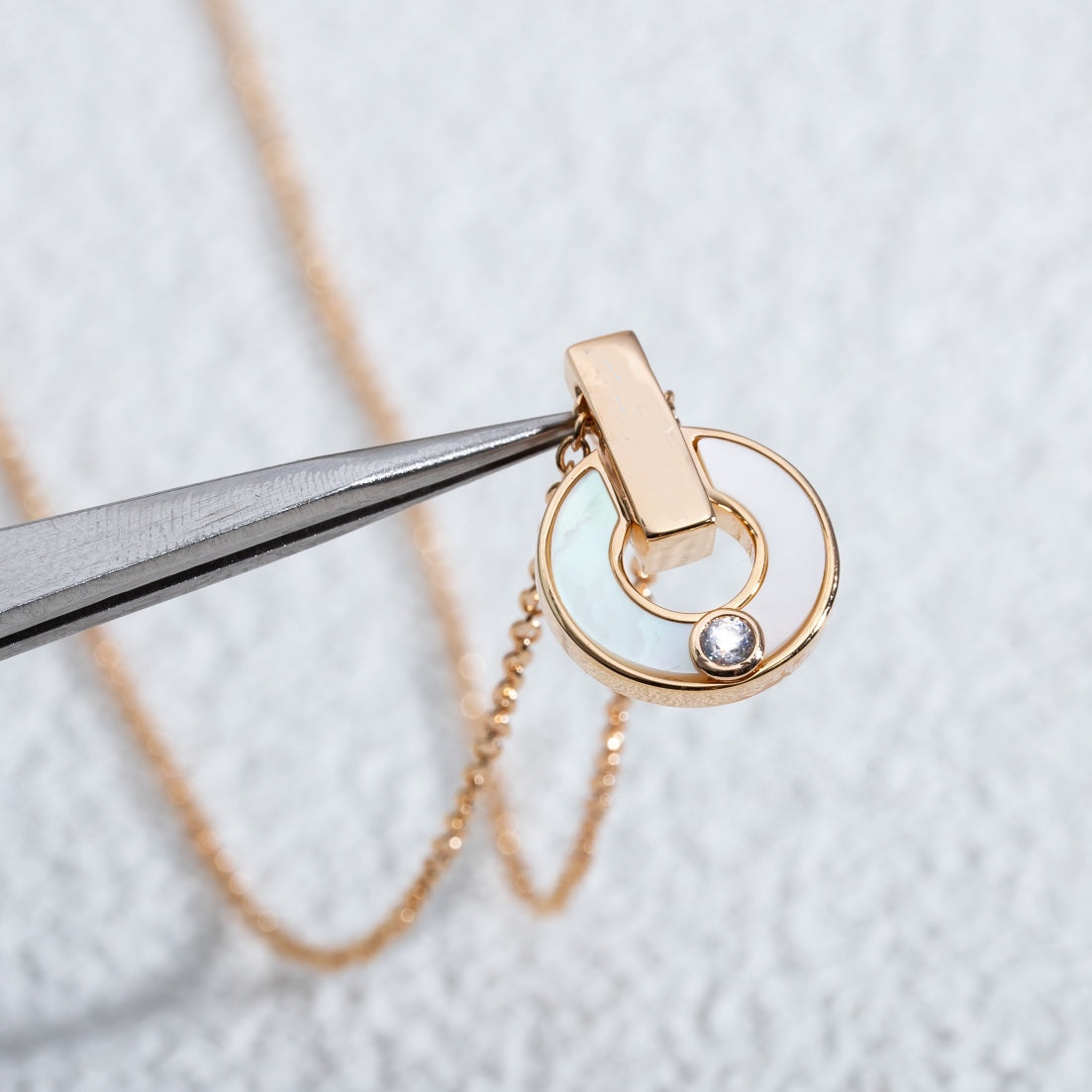 [Violet JW]GARI NECKLACE PINK GOLD MOP