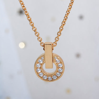 [Violet JW]GARI NECKLACE PINK GOLD DIAMOND