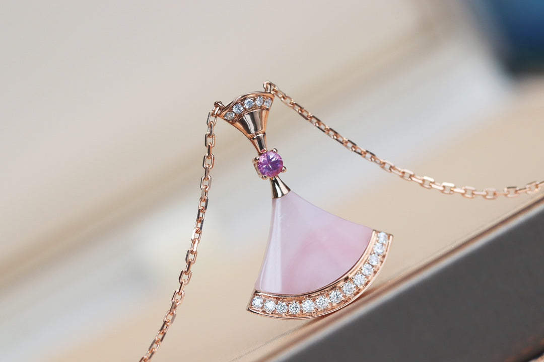 [Violet JW]DREAM NECKLACE PINK MOP DIAMOND
