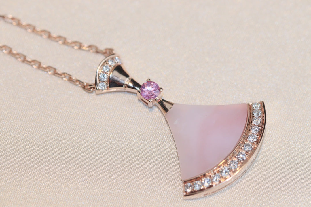 [Violet JW]DREAM NECKLACE PINK MOP DIAMOND