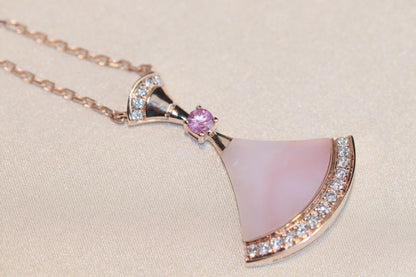 [Violet JW]DREAM NECKLACE PINK MOP DIAMOND