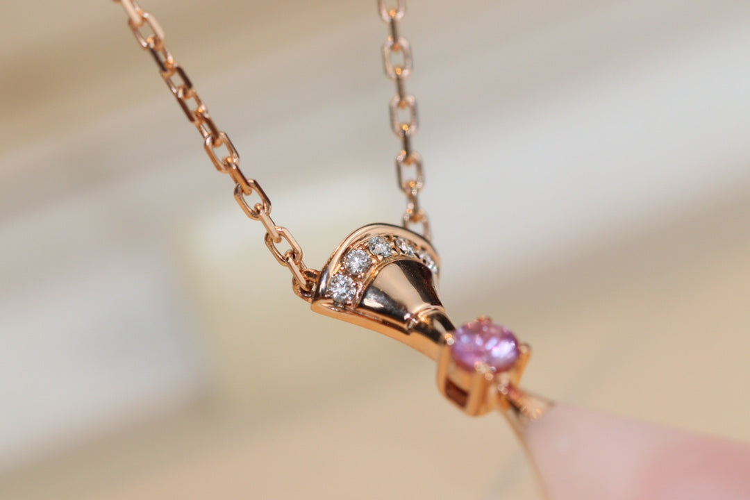 [Violet JW]DREAM NECKLACE PINK MOP DIAMOND