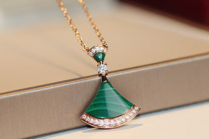 [Violet JW]DREAM NECKLACE MALACHITE DIAMOND