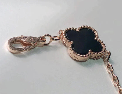 [Violet JW]CLOVER 5 MOTIFS MULTICOLOR  BRACELET