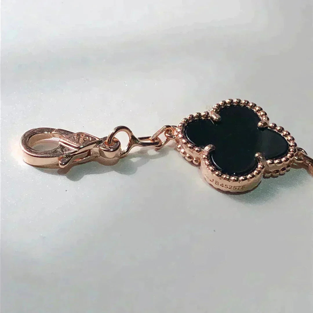 [Violet JW]CLOVER 5 MOTIFS MULTICOLOR  BRACELET