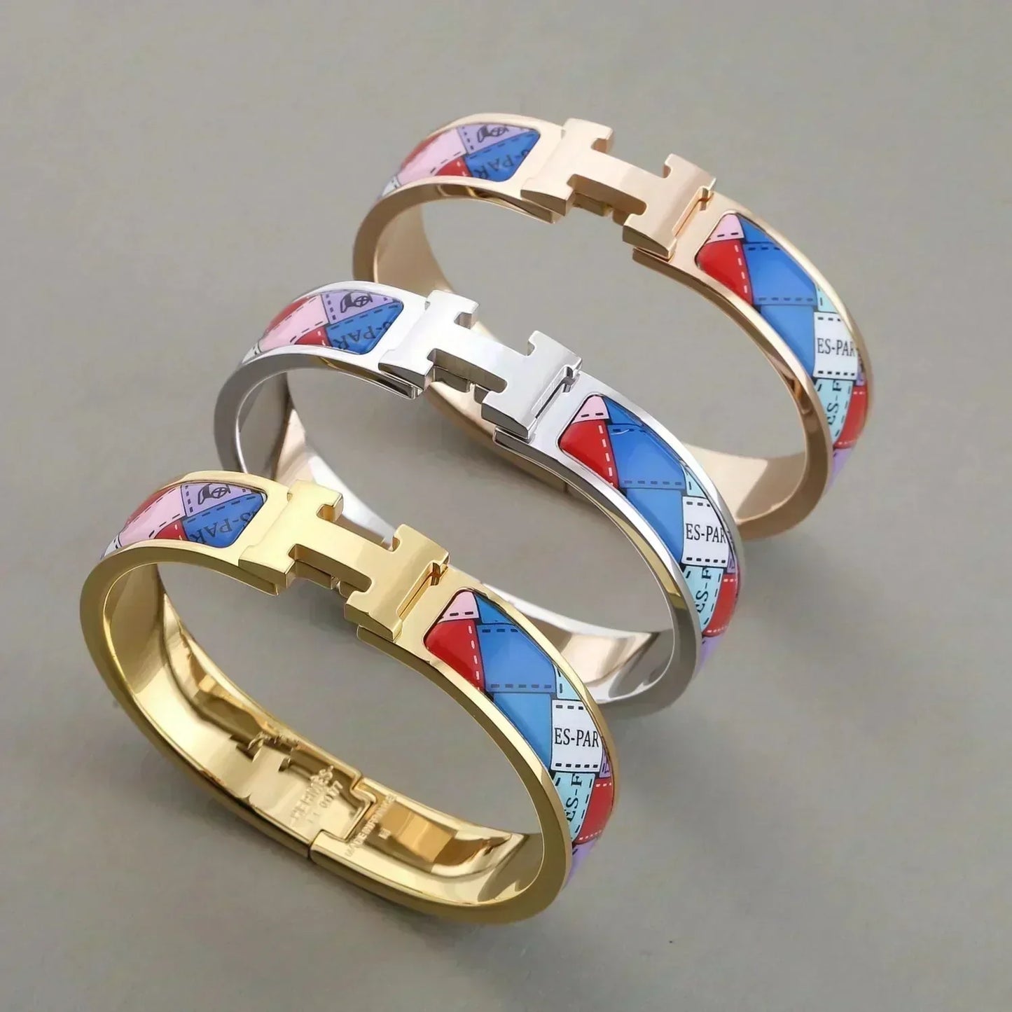 [Violet JW]H BRACELET DOTTED BORDER 12MM