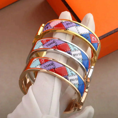 [Violet JW]H BRACELET DOTTED BORDER 12MM