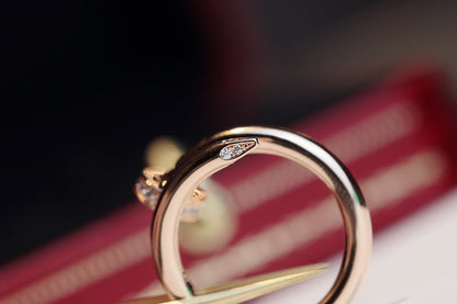 [Violet JW]JUSTE RING 2.65MM PINK GOLD DIAMOND