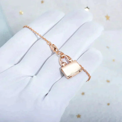 [Violet JW]AMULETTE PEDANT ROSE GOLD NECKLACE