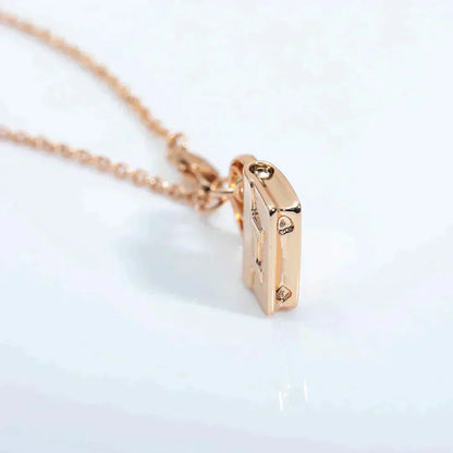 [Violet JW]AMULETTE PEDANT ROSE GOLD NECKLACE