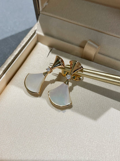 [Violet JW]DREAM MOP 1 DIAMOND EARRINGS