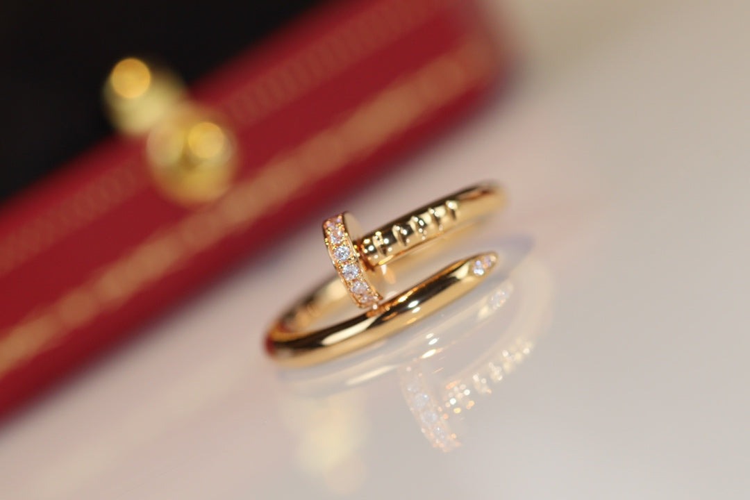 [Violet JW]JUSTE RING 2.65MM GOLD DIAMOND