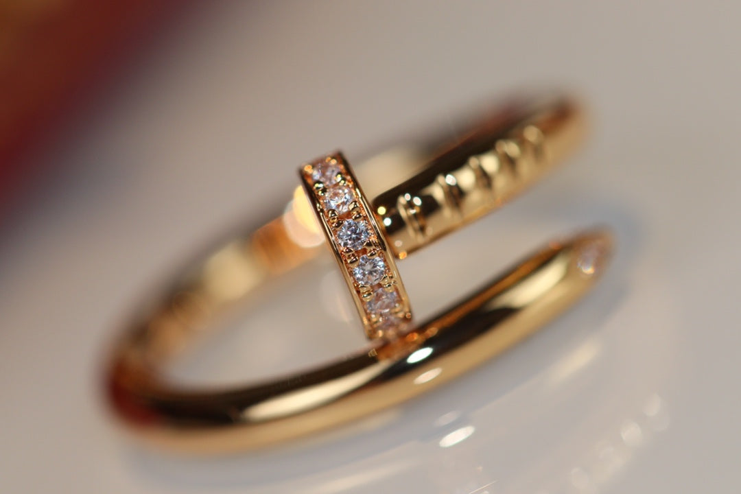 [Violet JW]JUSTE RING 2.65MM GOLD DIAMOND