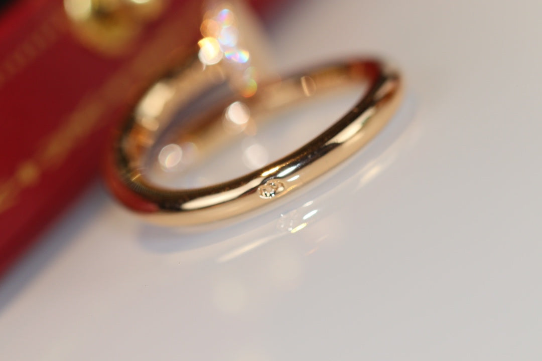 [Violet JW]JUSTE RING 2.65MM GOLD DIAMOND