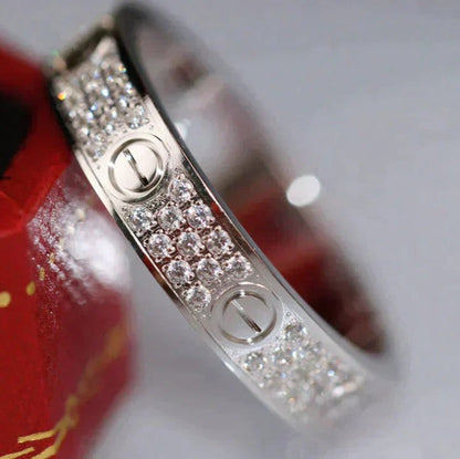 [Violet JW]LOVE RING 3.6MM DIAMOND PAVED