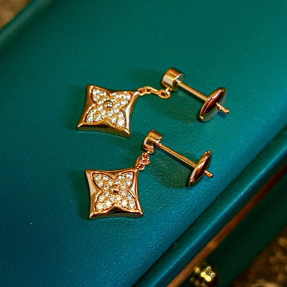 [Violet JW]STAR DIAMONDS EARRINGS GOLD