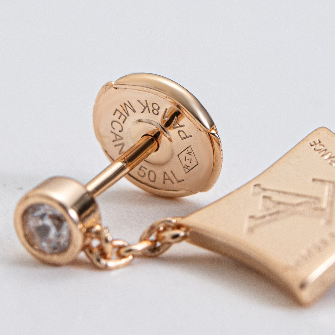 [Violet JW]STAR DIAMONDS EARRINGS GOLD