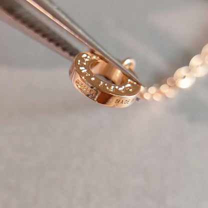 [Violet JW]ZERO 1 NECKLACE PINK GOLD