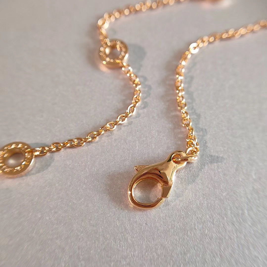 [Violet JW]ZERO 1 NECKLACE PINK GOLD