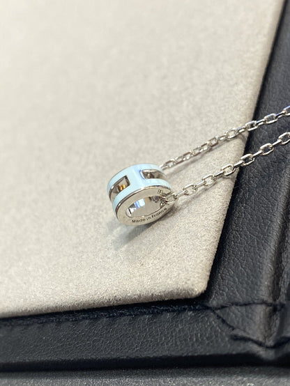 [Violet JW]POP H LIGHT BLUE NECKLACE