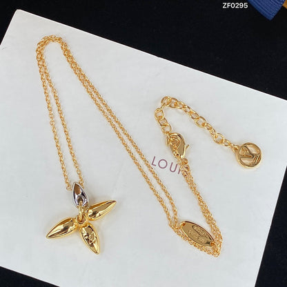[Violet JW]LOUISETTE PEDANT GOLD NECKLACE