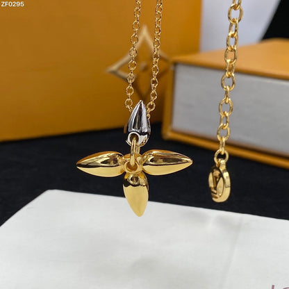 [Violet JW]LOUISETTE PEDANT GOLD NECKLACE